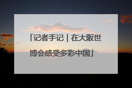 记者手记｜在大阪世博会感受多彩中国