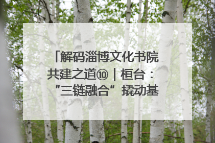 解码淄博文化书院共建之道⑩｜桓台：“三链融合”撬动基层文化共治新动能