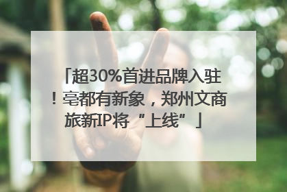 超30%首进品牌入驻！亳都有新象，郑州文商旅新IP将“上线”