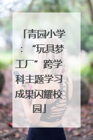 青园小学：“玩具梦工厂”跨学科主题学习成果闪耀校园