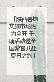 陕西暑期文旅市场热力全开 千项活动邀全国游客共赴夏日之约