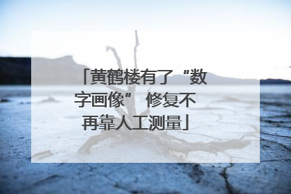 黄鹤楼有了“数字画像” 修复不再靠人工测量