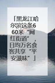 黑龙江哈尔滨这条660米“网红街道”，日均万名食客共享“平安滋味”