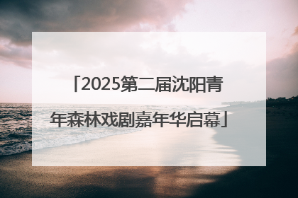 2025第二届沈阳青年森林戏剧嘉年华启幕
