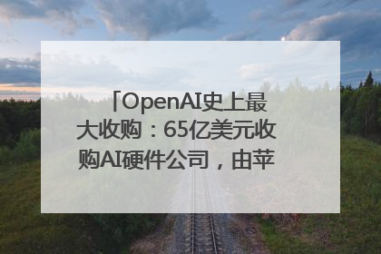 OpenAI史上最大收购：65亿美元收购AI硬件公司，由苹果前设计总监创办